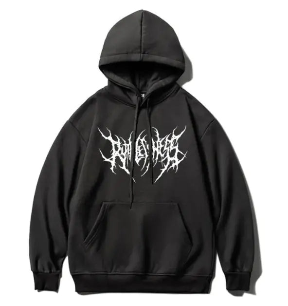 Black Metal Hoodie